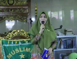 Pengajian rutin bulanan PC Muslimat NU,di Hadiri oleh Wakil Ketua TP-PKK,HJ Devriyana Marda Ardian