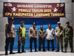 Pastikan Situasi Kondusif Jelang Pemilu 2024, Polsek Terbanggi Besar Gencarkan Patroli 3 Pilar