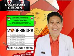 dr.H. Edwin H Maas Maju Sebagai Caleg Partai Gerindra no 6 Dapil 1, Ini Pesannya..