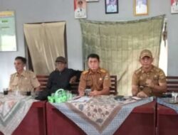 Penyaluran Bantuan Pangan Beras Kampung Gedung Harta Di Hadiri Oleh Camat Selagai Lingga