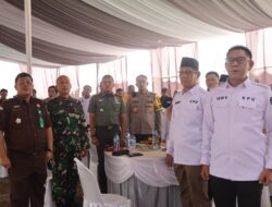 Polres Lampung Utara Amankan Rapat Pleno Hasil Pemilu 2024 Tingkat KPU Kabupaten