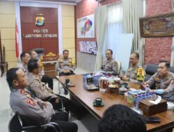 Kapolres Lampung Tengah Terima Tim Was Ops OMB 2023-2024 Itwasum Polri