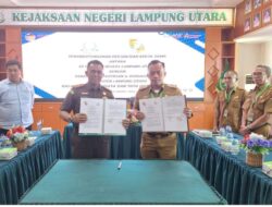 Memorandum of Understanding (MoU) Ditandatangani untuk Meningkatkan Efektivitas Penanganan Masalah Hukum di Lampung Utara