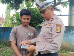 Gunakan Sim Palsu Saat Berkendara, Sopir Truk Diamankan Polres Lampung Utara