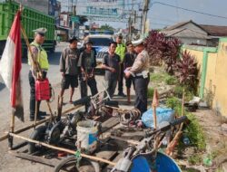 Dengan Humanis, Satlantas Polres Lampung Tengah Tertibkan Anak Punk