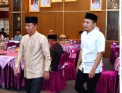 Bupati dan wakil Bupati Lampura meyelangarakan kegiatan ramah tamah ,silaturahmi dan buka bersama forkopimda.