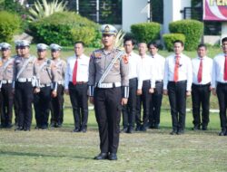 Amankan Idul Fitri 1445 H, Polres Lampung Utara Apel Gelar Pasukan Operasi Terpusat Ketupat 2024