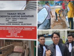 Oknum Kepala Kampung Bandar Sari diduga serakah ingin menguasai Aset pasar