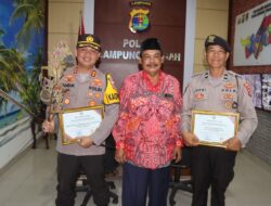 Kunjungi Polres Lampung Tengah, Ketua DPRD Sumarsono Apresiasi Kejujuran Aiptu Supriyanto