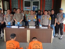 Tim Tekab 308 Presisi Polres Lampung Tengah Berhasil Meringkus Dua Preman Pemalak Sopir Truk