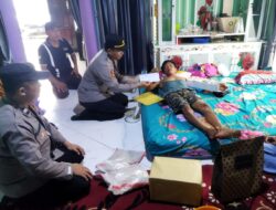 Wujud Kepedulian Polri, Polres Lampung Tengah Tanggung Biaya Pengobatan Suhadi