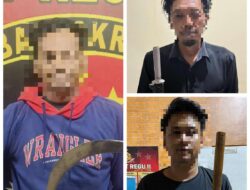 Polsek Terbanggibesar Berhasil Mengamankan 3 Anggota Ormas Pambers Diduga Melakukan Pengroyokan Terhadap Seorang Security