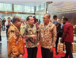 Pj. Bupati Lampung Utara Hadiri Penyerahan LHP LKPP dan IHPS II Tahun 2023.