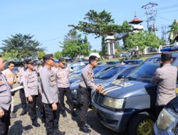 Jelang Pilkada 2024, Polres Lampung Utara Cek Kendaraan Dinas