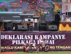 Kapolres Lampung Tengah Sampaikan Pesan Penting Pada Deklarasi Kampanye Damai Jelang Pilkada 2024