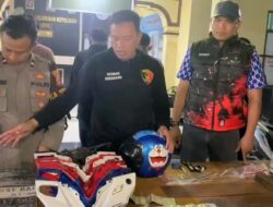 Helm Doraemon Bongkar Sindikat Pemalsuan Motor, Polisi Imbau Warga Agar Waspada