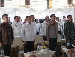 Kapolres Lampung Tengah Hadiri Pembukaan Job Fair 2024 di Nuwo Balak