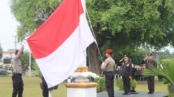 Polres Lampung Tengah Gelar Upacara Peringatan Hari Pahlawan 2024