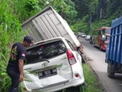 Kecelakaan Beruntun di Jalur Wisata Pesawaran, Polisi : Tidak Ada Korban Jiwa