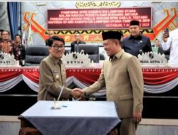 RAPAT PARIPURNA DPRD PEMBAHASAN RPJMD 2025–2029.D HADRI BUPATI