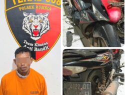 Tekab 308 Presisi Polsek Rumbia Ungkap Kasus Curat, Pelaku Berikut Motor Hasil Curian Berhasil Diamankan