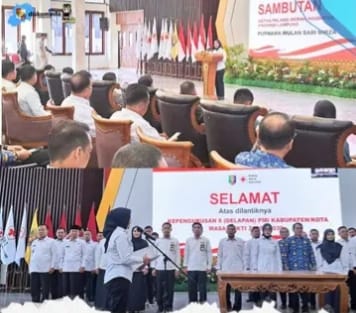 PMI Lampung Utara 2025–2030 Resmi Dilantik, Perkuat Layanan Kemanusiaan