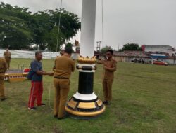 Latihan Persiapan Upacara HUT KORPRI ke-53 Kabupaten Lampung Utara Berlangsung Khidmat