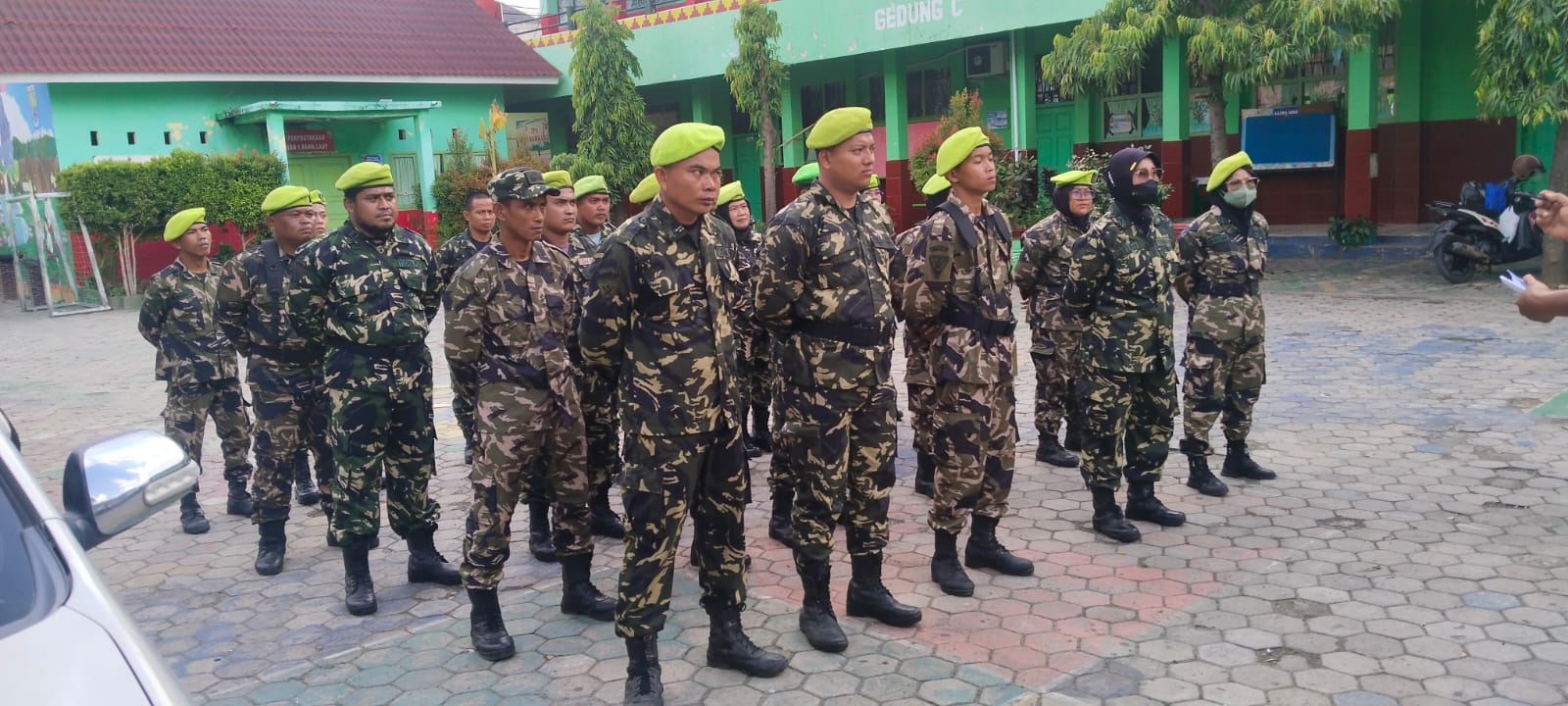 Resimen 08 Yudha Putra Lampung Ikuti Upacara HUT TNI ke-80 di Jakarta*