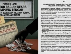 DUGAAN KORUPSI DANA KESRA LAMPUNG TENGAH TA 2025: MILIARAN RUPIAH DIDUGA DISELEWENGKAN