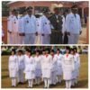 Upacara HUT RI KE- 81 di Lapangan Merdeka Kecamatan Selagai Lingga di hadiri oleh anggota DPRD Purheri Sumardianto