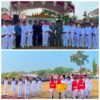 Upacara HUT RI KE- 81 di Lapangan Merdeka Kecamatan Selagai Lingga di hadiri oleh anggota DPRD Purheri Sumardianto