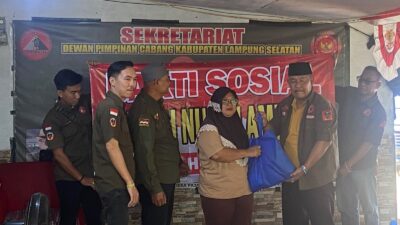 Wujudkan Kepedulian Sosial, Pengurus DPD dan DPC LSM Trinusa Bagikan Bansos Sambut Rakernas Ke-4