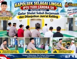 DUKUNG PROGRAM KERJA KAPOLRI, KAPOLSEK SELAGAI LINGGA GELAR SHOLAT SUBUH BERJAMAAH DAN JUM’AT KELILING
