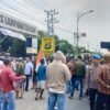 300 Warga Demo Polres Lamteng Minta Mobil dan Sopir yang Ditahan Dibebaskan